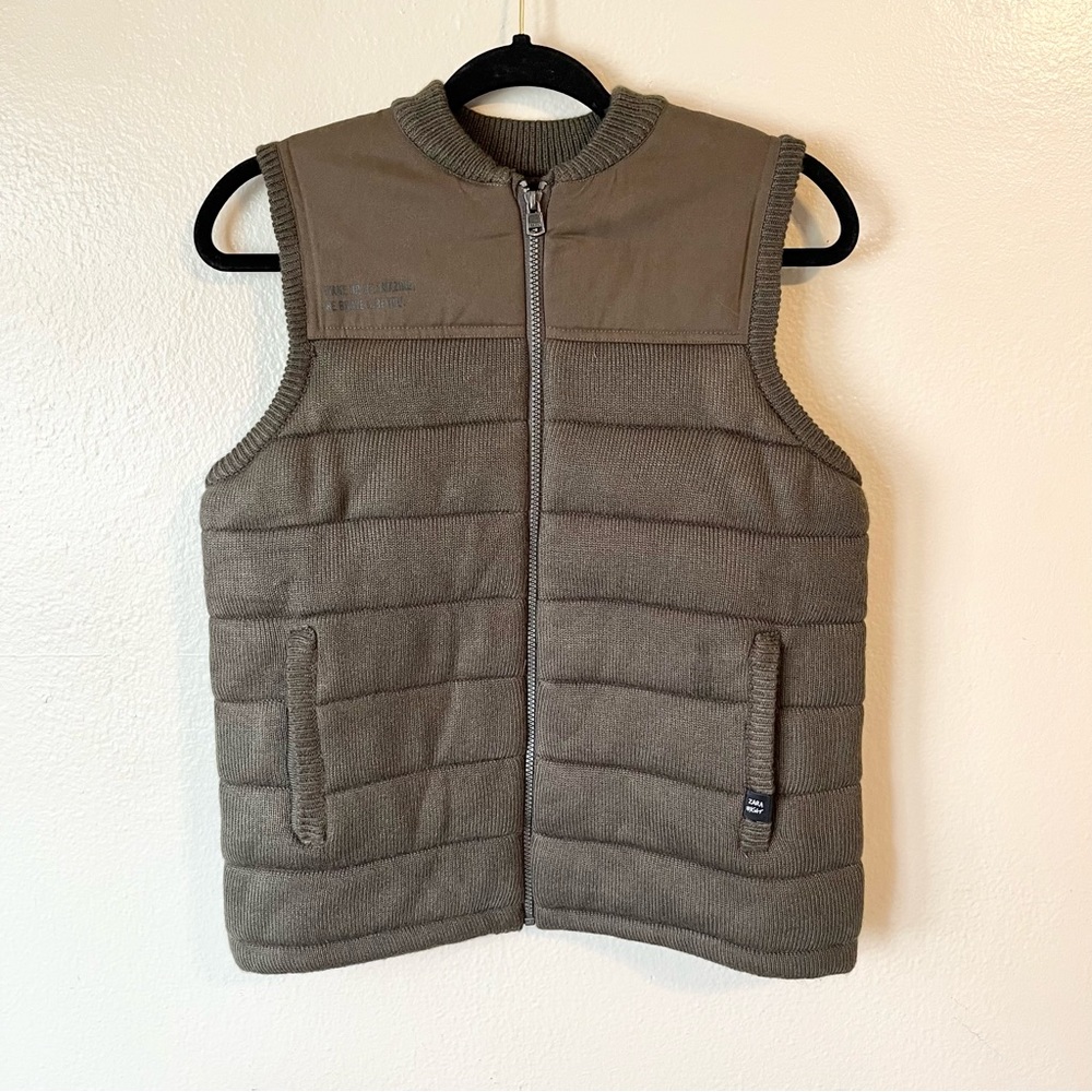 Kids Brown Puffer Vest